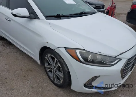 2017 Hyundai Elantra Limited из США, поврежденный, VIN 5NPD84LF5HH061084